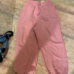 pink cotton on sweatpants!!